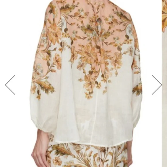 NWOT zimmermann chintz blouse skirt set - Picture 4 of 16